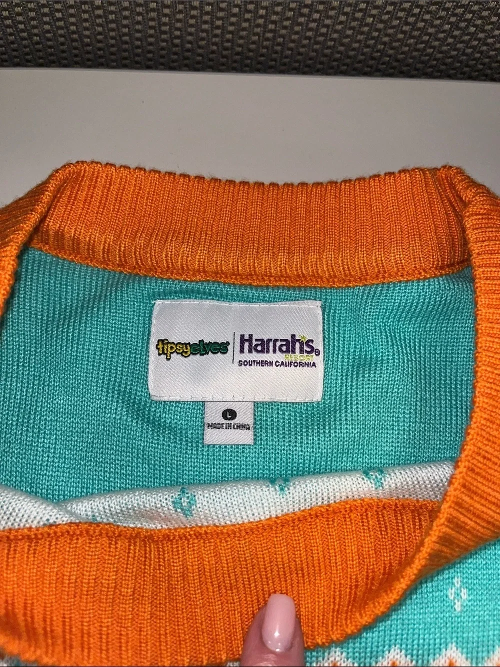 Tipsy Elves Teal and Orange 